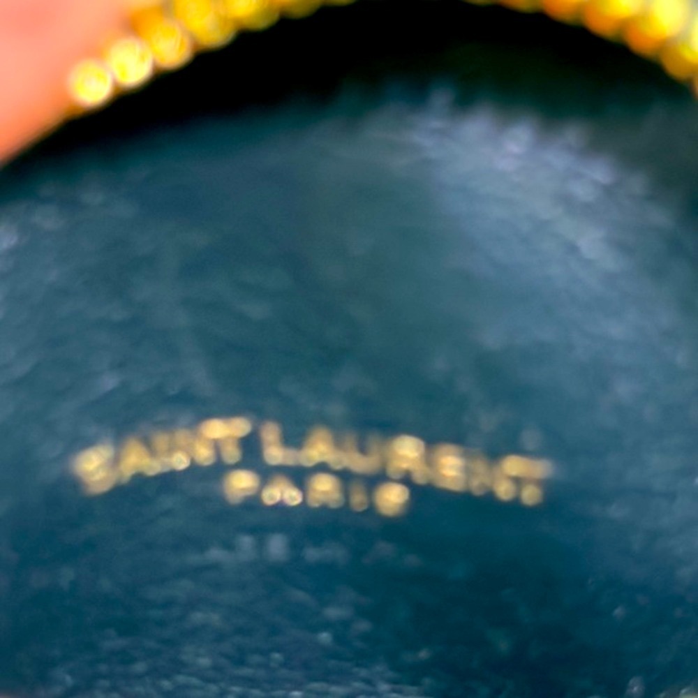 YSL SAINT LAURENT leather little bag authentic 100% - Picture 10 of 12